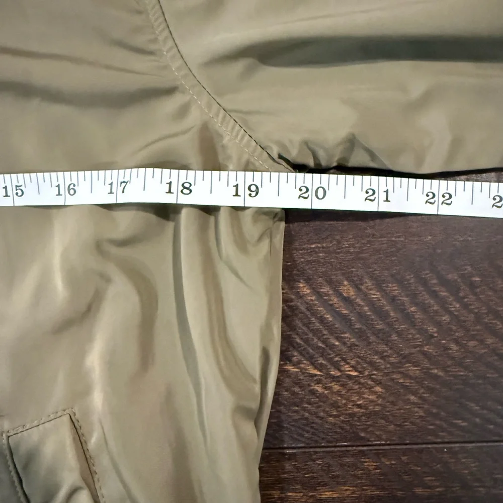 Michael Kors Olive Green Lightweight Hooded Jacket XS
